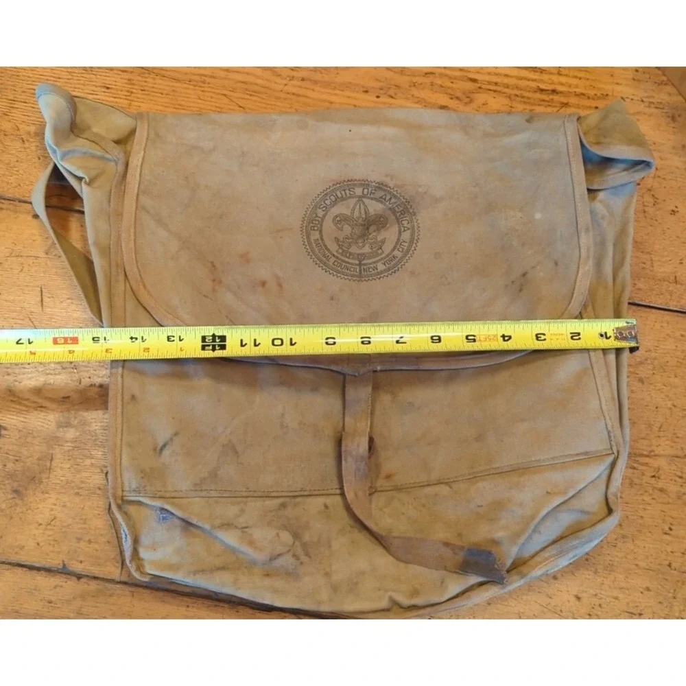 VINTAGE BOY SCOUTS‎ OF AMERICA NATIONAL COUNCIL BACKPACK CANVAS